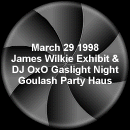 James Wilkie and DJ OxO at the Goulash Party Haus