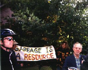 Protest at Mayor Mel's House