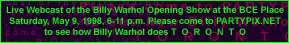 LIVE WEBCAST